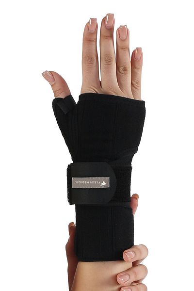 Flexy Medical Metal Hand Wrist Brace with Thumb Support and Protection