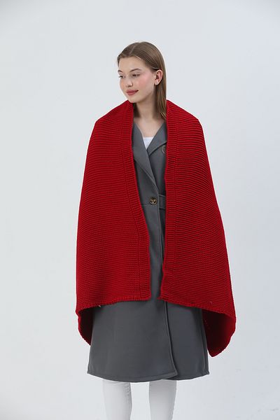 Sheilar Lings Knitted Knitwear Shoulder Shawl