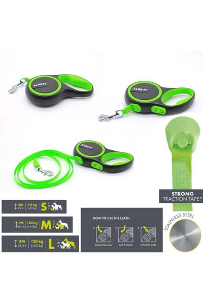 M-PETS Lıberty Otomatik Gezdirme Şerit Large 8 Metre