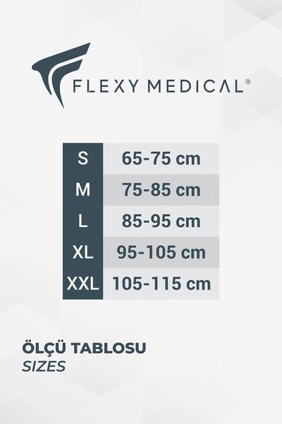 Flexy Medical Κορσές μέσης - Μάλλινος κορσές Velcro - Χρόνιοι πόνοι, Γυναικεία Ανδρική Ζώνη