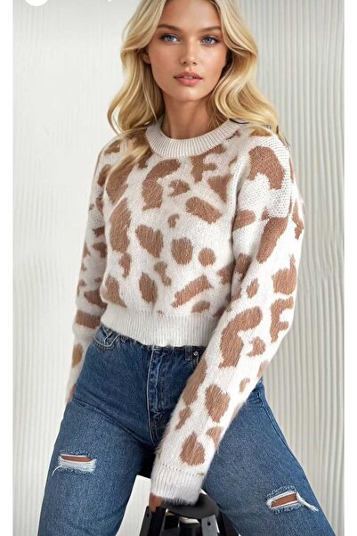 Elaxi Short Leopard Sweater