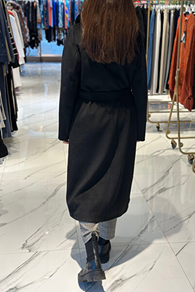 REMSA Black Stamp Coat 20100 - Double Collar