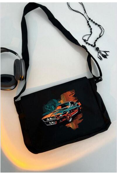 DENİKK Geanta Messenger imprimata