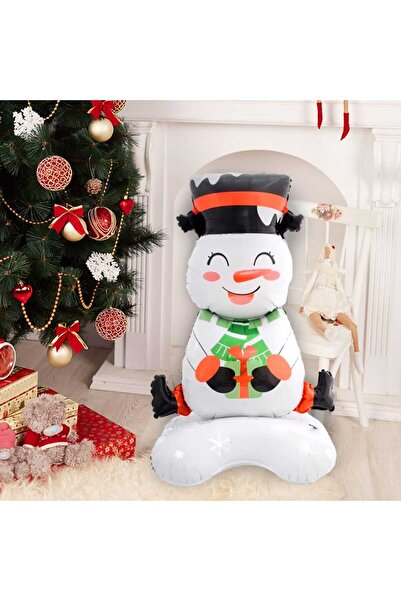 Kika Yılbaşı Temalı Folyo Balon Çift Kullanım Helyum & Nefesle Şişirme