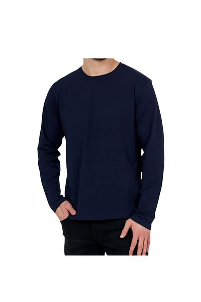 Mikro Tricou de bază Lycra cu mânecă lungă pentru bărbați