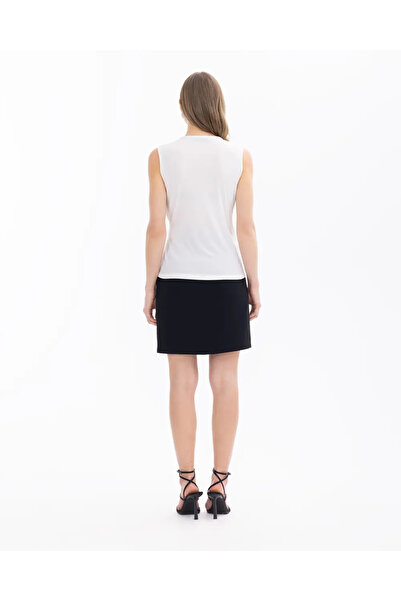 SEÇİL Double Breasted Neck Tank Top