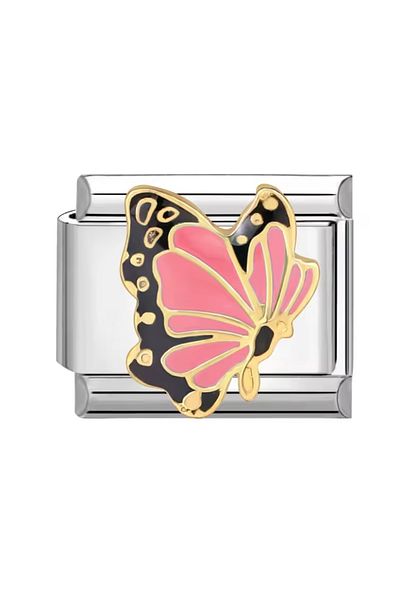 RoseCo00 Steel Italian Charm Bracelet Charm