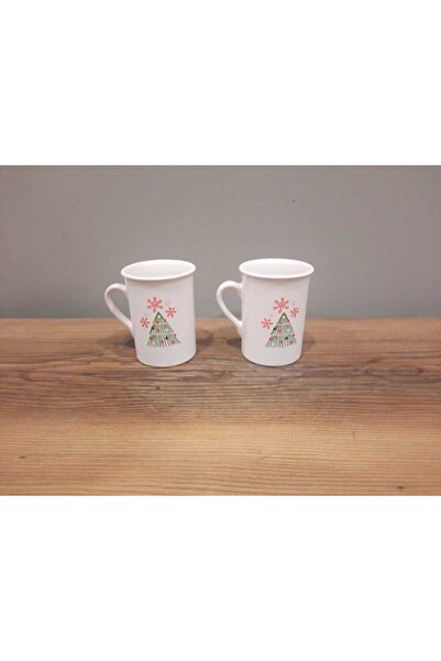Keramika KERAMİKA YILBAŞI KUPASI 2 Lİ 10 CM