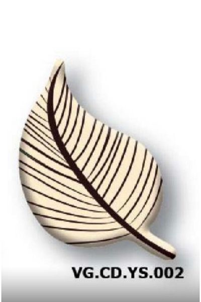 Korinitta Leaf Decor Chocolate 360 Pieces Cake Ornament