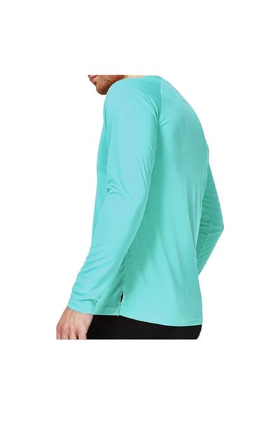 Mikro Ανδρικό μακρυμάνικο μπλουζάκι Lycra Basic