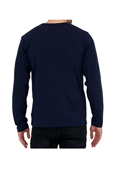 Mikro Чоловіча довга рукава з лікра Basic T-shirt