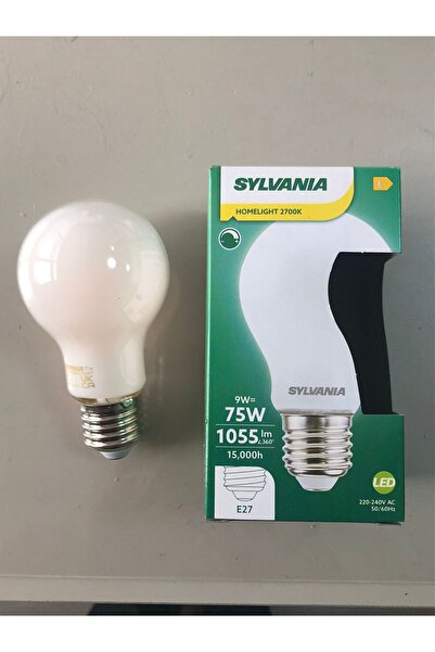 Sylvania 3 ADET SYLVANIA  9W=1055 LÜMEN  E27 2700K SARI LED AMPÜL DİMMER UYUMLU