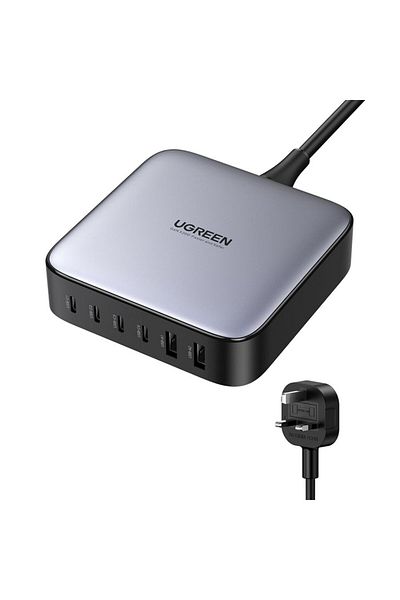 Ugreen GaN 200W Desktop Charger 6-Port - Space Gray
