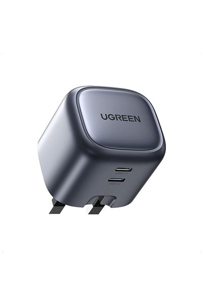Ugreen Wall Charger Nexode GaN 2 USB-C Ports 45W - Gray