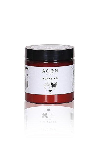 Agon Beyaz Kil Doğal Yüz Bakım Maskesi 500 ML (Siyah Nokta ve Sivilce Karşıtı...
