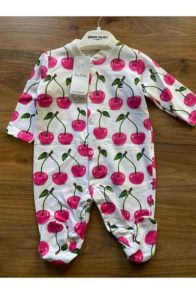 Pierre Cardin Patterned Booties Front Snap Closure Jumpsuit