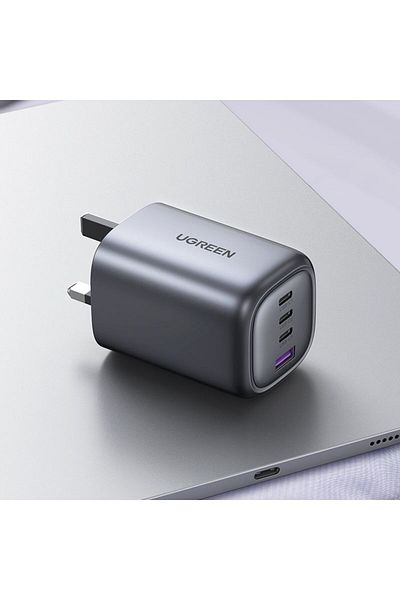 Ugreen Wall Charger GaN Fast Charger 100W UK - Space Gray
