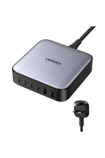 Ugreen GaN 200W Desktop Charger 6-Port - Space Gray