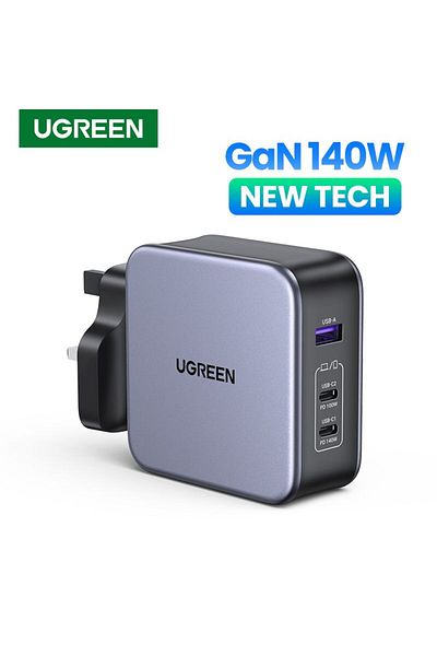 Ugreen GaN Fast Charger 140W with Cable - Space Gray
