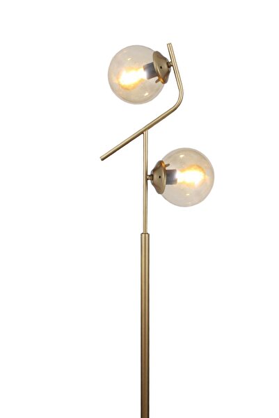 Taşcan Aydınlatma Lugo 2 Li Eskitme Lambader Bal Camlı Modern , Oturma Odası ,Yatak Odası , Salon Lambader