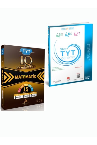 3D Yayınları 345 Yayınları Ve Paraf Yayınları Matematik 2'li Deneme Seti 2025