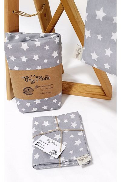 tiny plans Elastic Fitted Sheet 80x200 Cm & Pillowcase 50x70 Cm