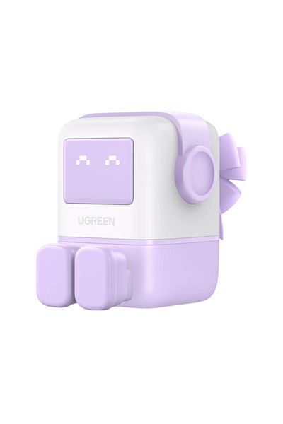 Ugreen Nexode GaN Robot Wall Charge 2 USB-C Port and USB Port 65W - Purple