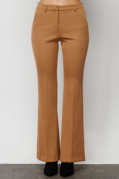 Ekol Women's Wide Leg Trousers 4035 - Camel
