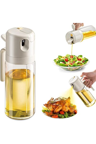 mutfak Şık Tasarımlı Püşkürtme ve Dökümlü Çift Fonksiyonlu Yağdanlık 550 ml