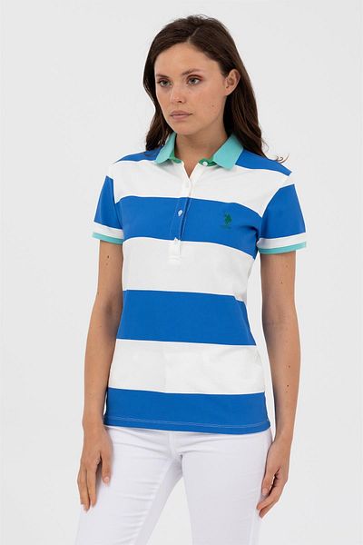 U.S. Polo Assn. Tricou cu gât polo pentru damă 1570886