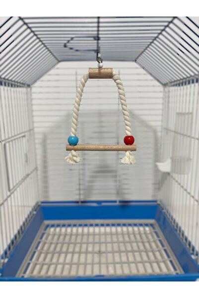 Wooden Bird Budgie String Swing