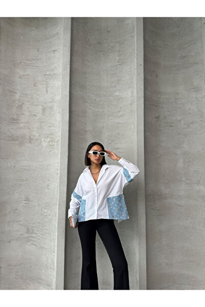 Store PULLU KOT DETAYLI GÖMLEK