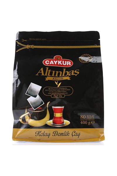 Çaykur Altınbaş 400gr - 80 Teapot Bags Tea