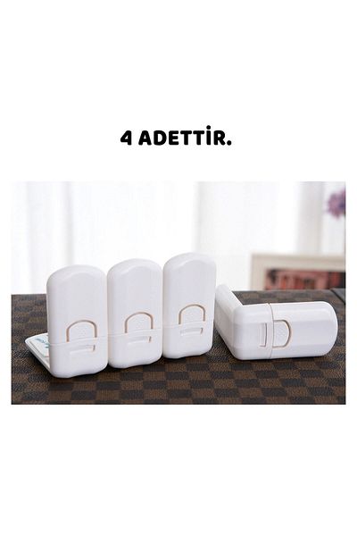 AGUBUGU BABY - White Drawer Lock - 4 Pieces