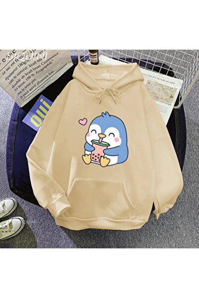 Drippy Unisex majice sa kapuljačom sa crtanim likovima Bubble Boba Milk Tea -...