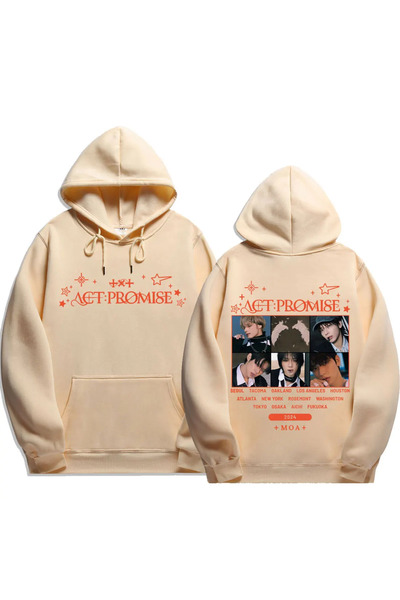 Drippy تي شيرت رجالي بغطاء للرأس بأكمام طويلة على طراز الهيب هوب