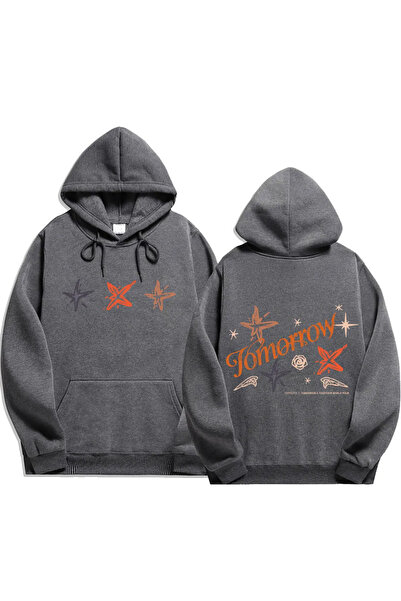 Drippy 2024XT Act Promise Printed - تي شيرت رجالي بأكمام طويلة وغطاء للرأس عل...