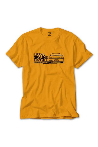 Z zepplin Nissan Skyline Yellow T-Shirt