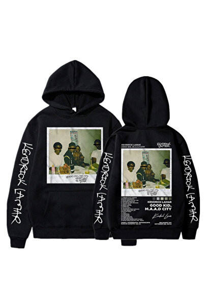 Drippy Ανδρικό φούτερ με κουκούλα Kendrick Lamar Y2k Vintage - Μακρυμάνικο, Σ...