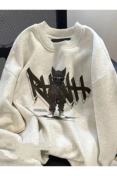 Drippy Φθινοπωρινή μόδα χιπ χοπ - Αμερικανικά streetwear anime με τύπωμα Homb...