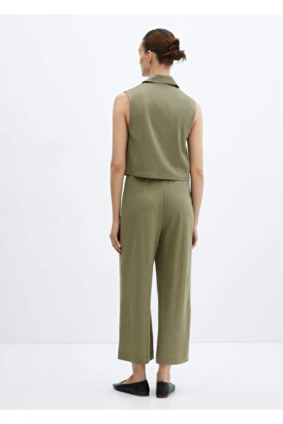 MANGO Woman Gömlek yakalı yelek