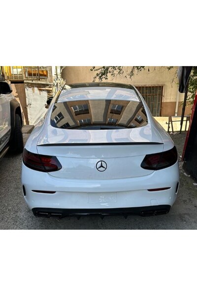 HYM TUNİNG MERCEDES W205 COUPE SPOİLER PARLAK SİYAH İTHAL ÜRÜN