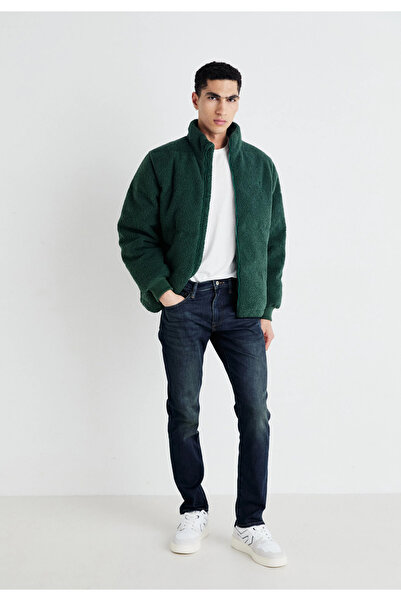 Levis Levi's Kaz Tüyü Polar ROCKY SHORT PUFFER PYTHON GREEN