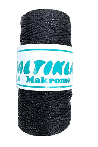 markentegra Ață de macrame din poliester cu sclipici SS-60