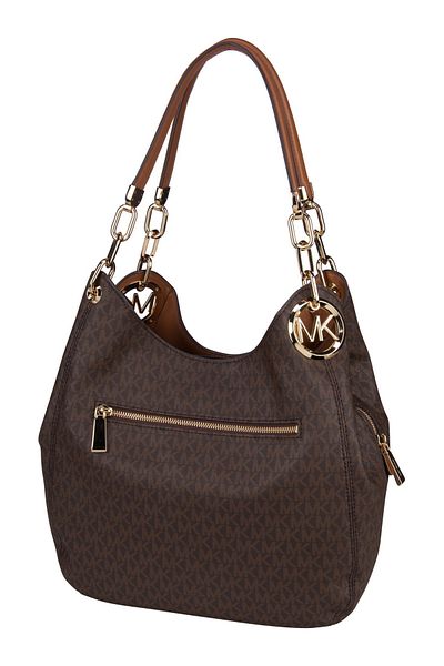 Michael Kors Handtasche Lillie Large Chain Shoulder Tote MK Signature