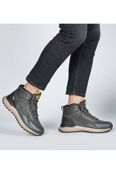 Kids Club Shoes Jump 29652 - Ανδρικές Ορθοπεδικές Μπότες, Αντιολισθητική Σόλα, KHAKI