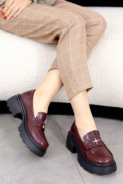 kajal ayakkabı Loafer DVMD 304 Star Detaliat