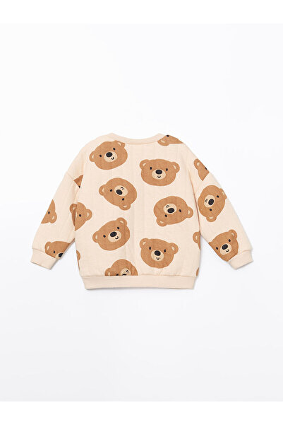 LC Waikiki Lcwk Baby Boy Sweatshirt and Sweatpants - Crew Neck, Printed Set of 2