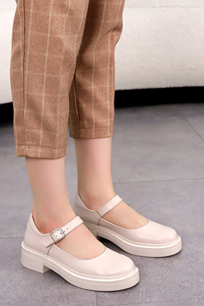 kajal ayakkabı Λεπτομερές Loafer ζώνης HNM 520