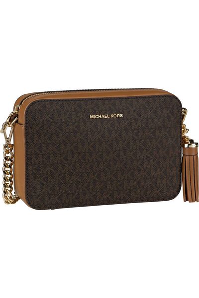 Michael Kors Umhängetasche Jet Set Medium Camera Bag Mk Signature
